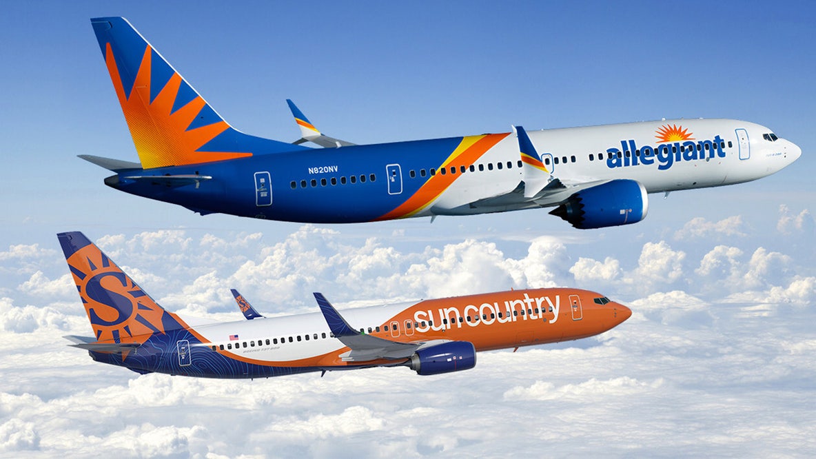 Allegiant and Sun Country Airlines to merge, forming a network of 650 domestic and international routes