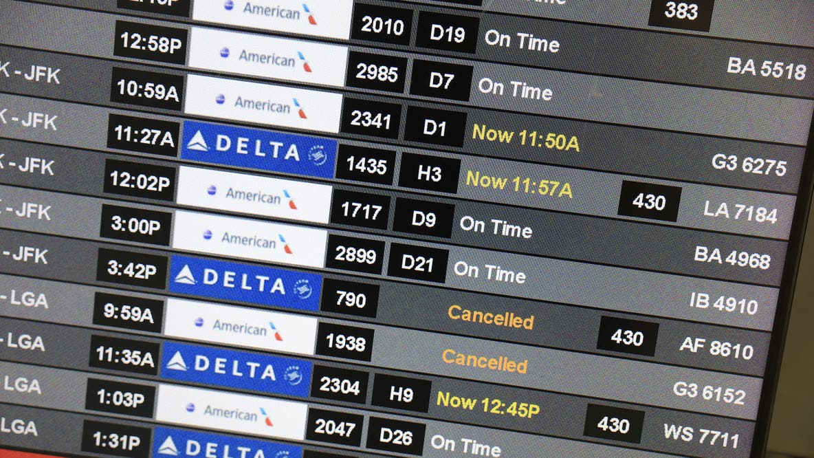 What to do if your flight gets canceled due to winter storms