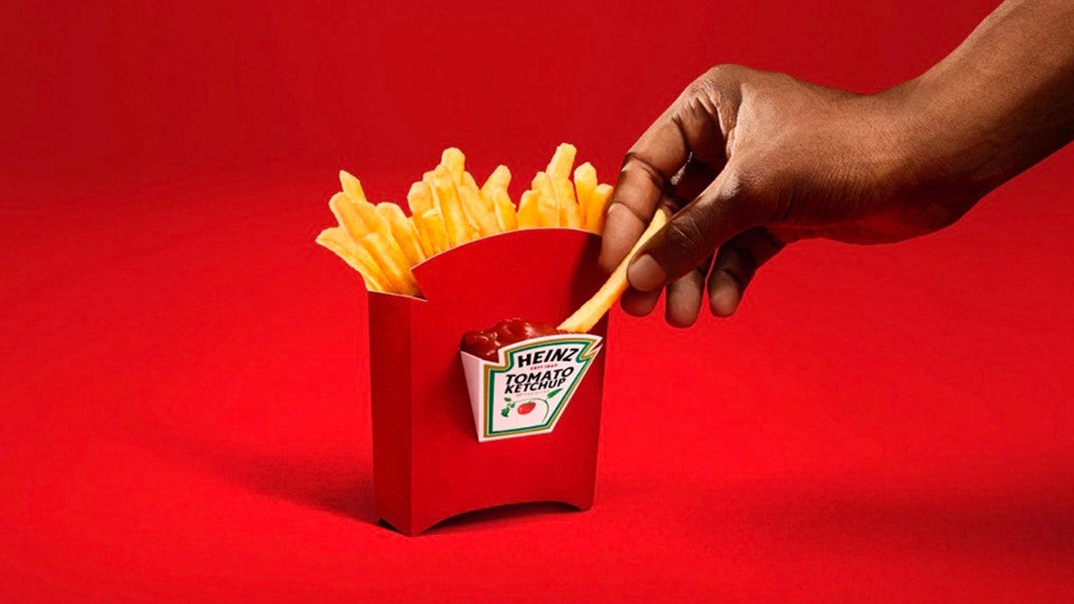 Heinz unveils french fry box with built-in ketchup compartment - Where you can find dipping on the go