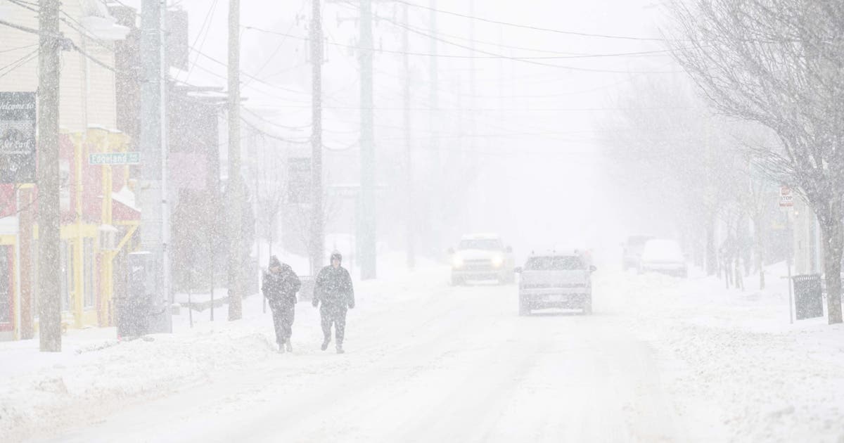 Here's how much snow and ice the US got this weekend