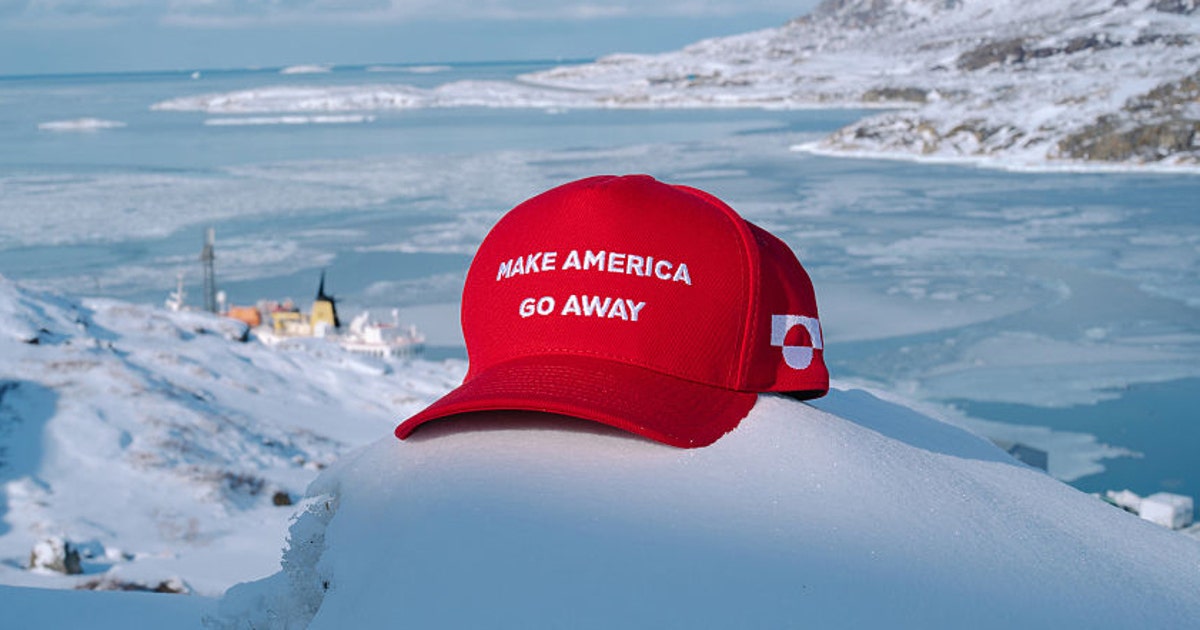'Make America Go Away' hats trend as Trump eyes Greenland