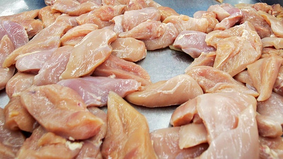 Frozen chicken breasts sold in multiple states recalled for possible listeria contamination