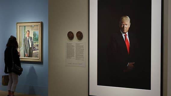 Smithsonian removes impeachment references from Trump portrait display