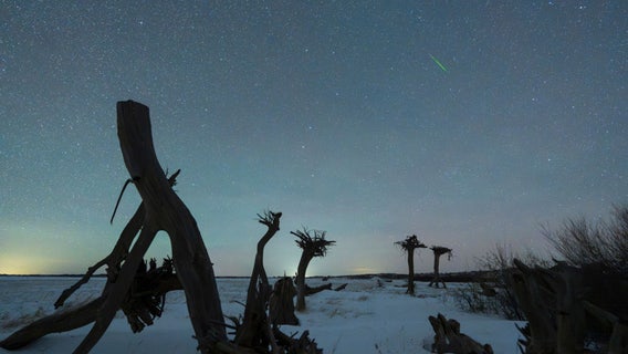 Look up tonight: Quadrantid meteor shower will peak, joined by 1st supermoon of 2026