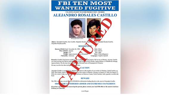 FBI captures Top Ten Most Wanted fugitive in Mexico sought over 2016 murder of NC co-worker