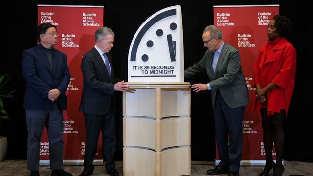 'Doomsday Clock' moves to 85 seconds to midnight as global tensions rise