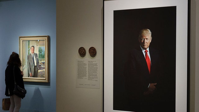 Smithsonian removes impeachment references from Trump portrait display