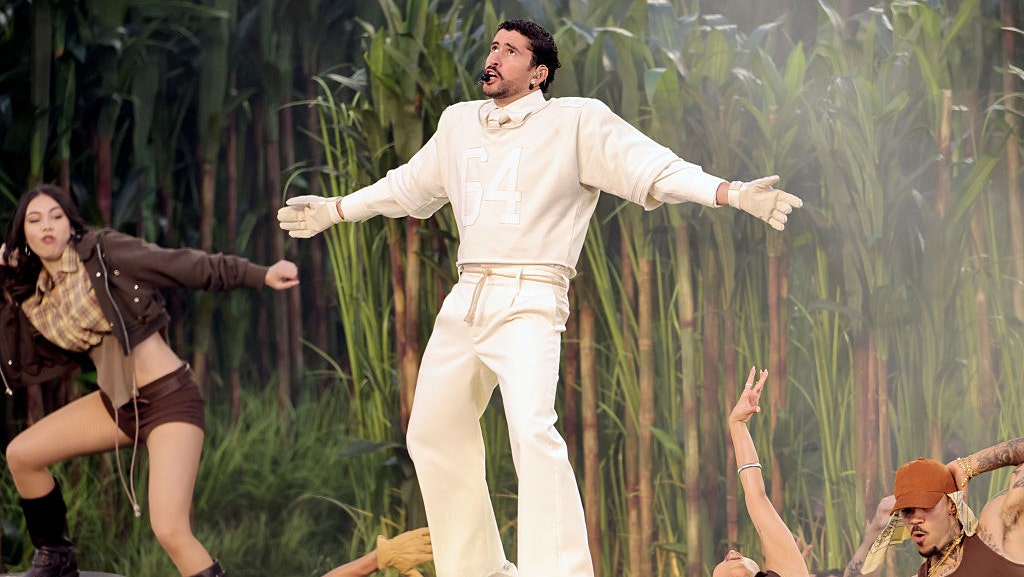 Who was the boy in Bad Bunny's Super Bowl halftime show?