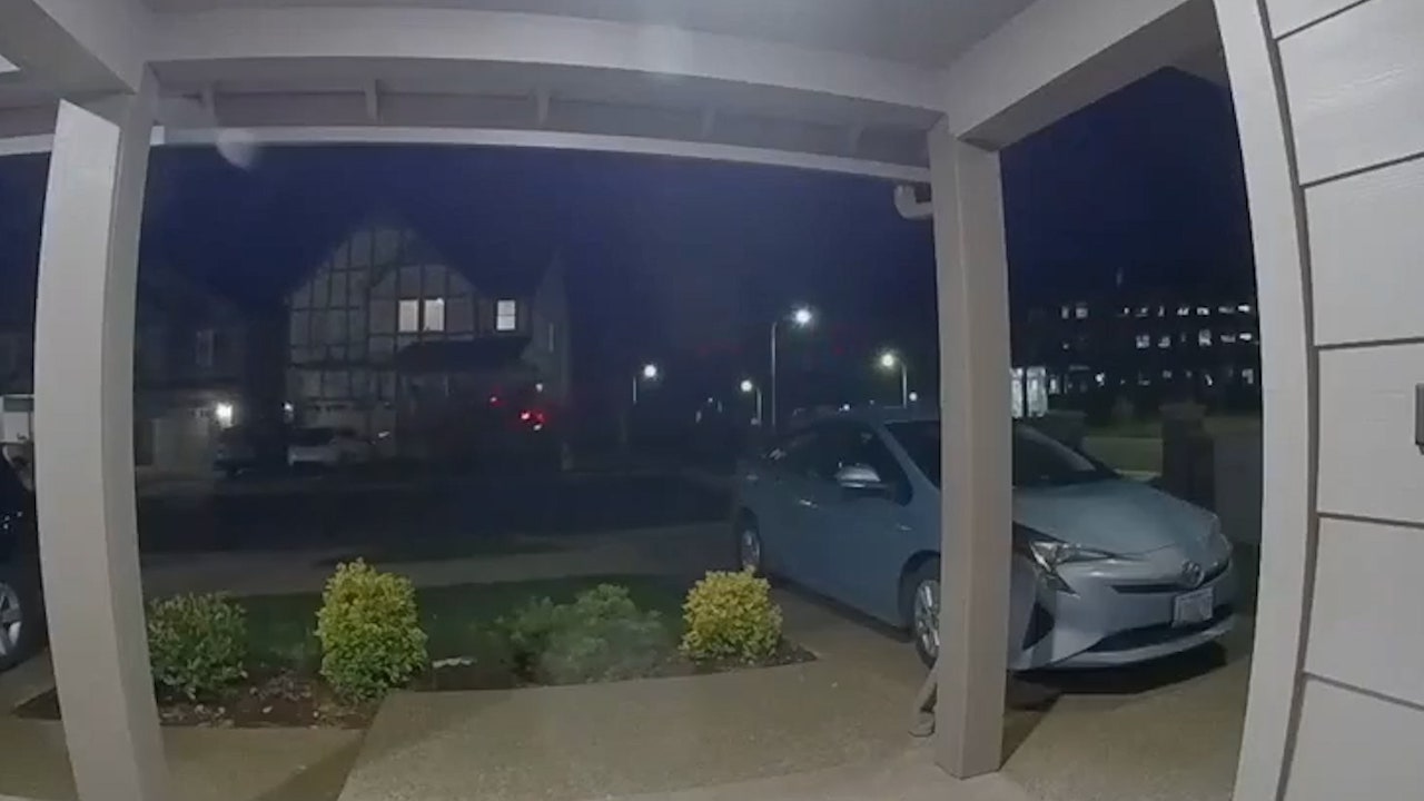 Watch: Airborne truck flies nearly 100 feet into Oregon home, driver charged