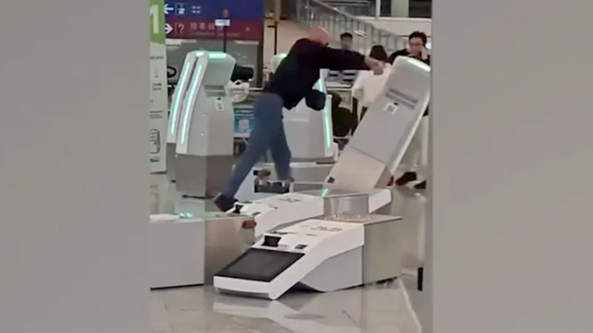Tourist arrested after destroying multiple check-in kiosks in Hong Kong airport rampage