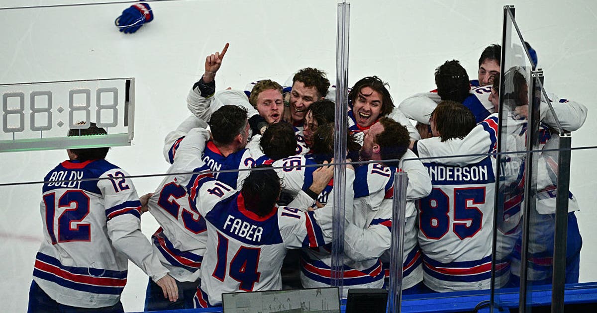 US tops Canada 2–1 in OT for 1st Olympic men’s hockey gold since 1980