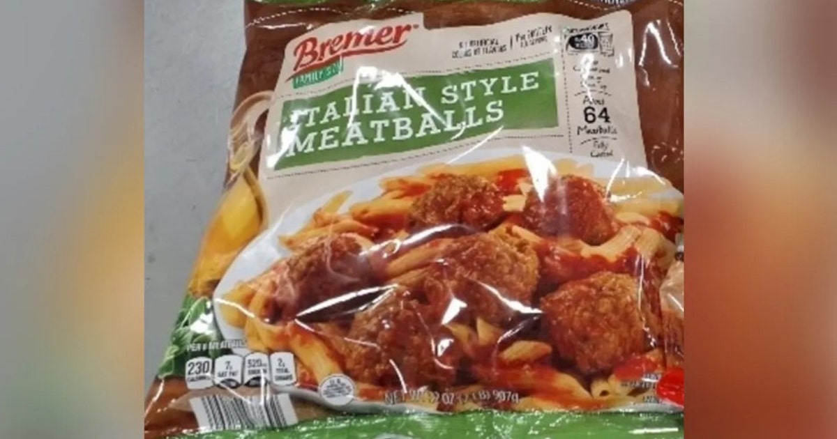 Meatballs sold at Aldi recalled after metal fragments found, USDA says