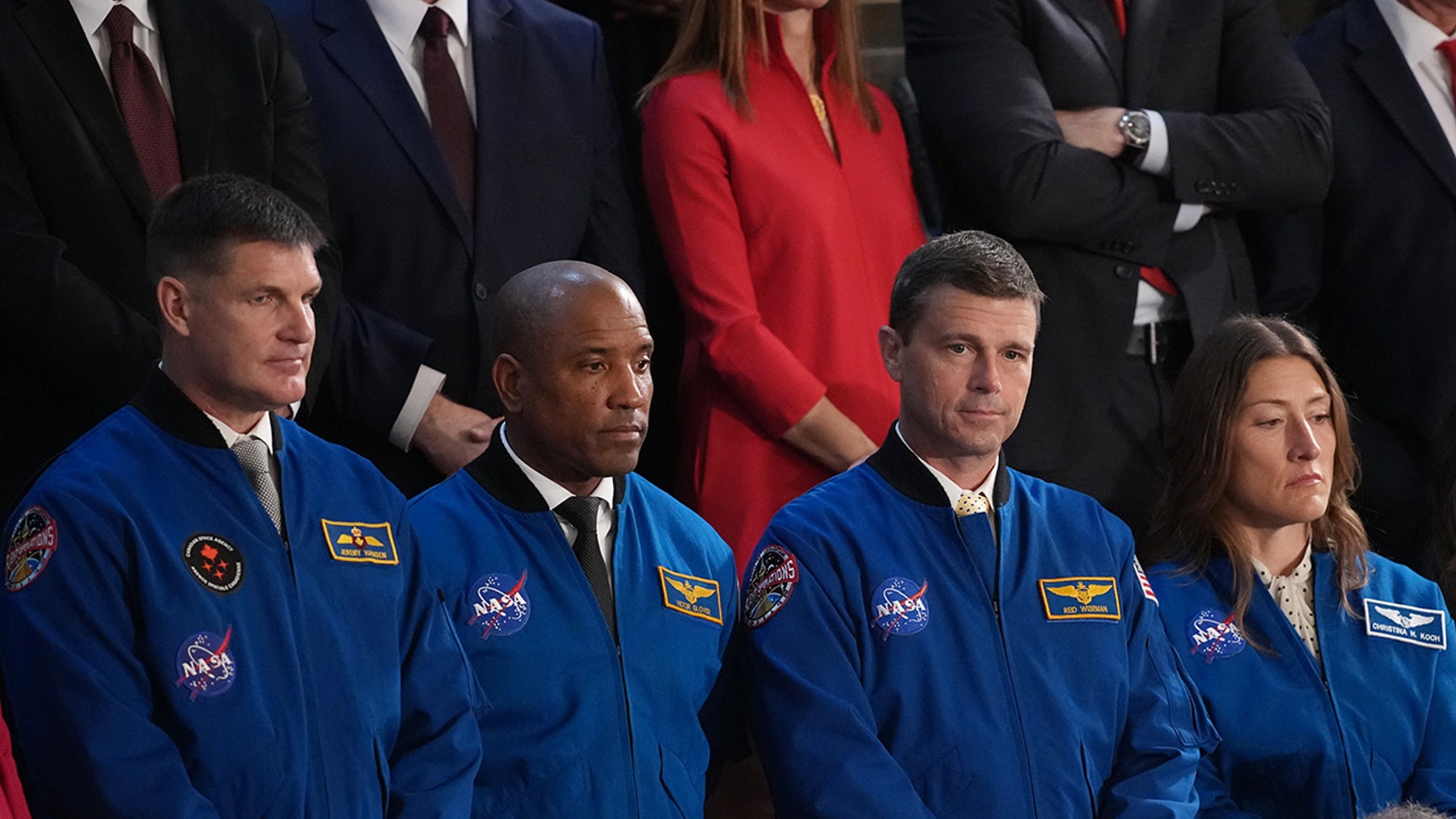 NASA Artemis II astronauts attend State of the Union as guests of Speaker Mike Johnson