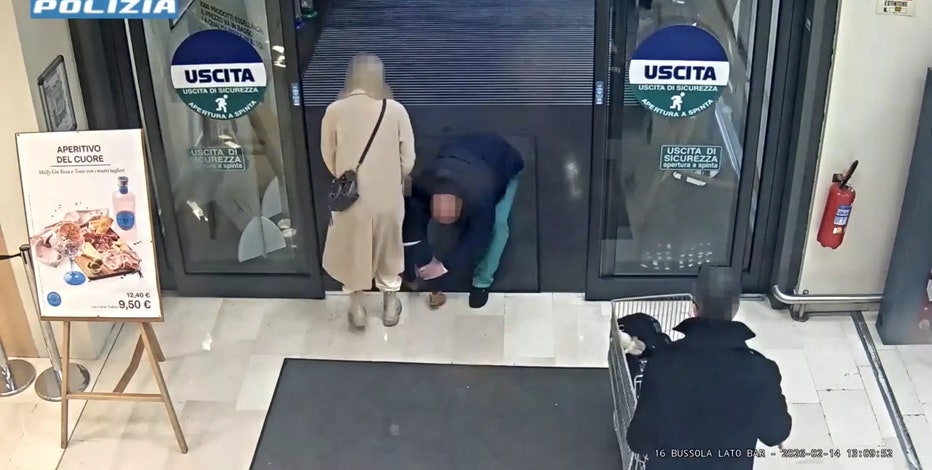 Watch: Man tries to snatch toddler from mother in Italian supermarket