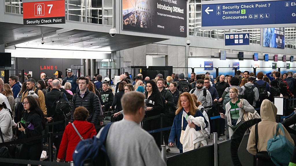 Travelers enduring hours-long delays at airports amid partial government shutdown