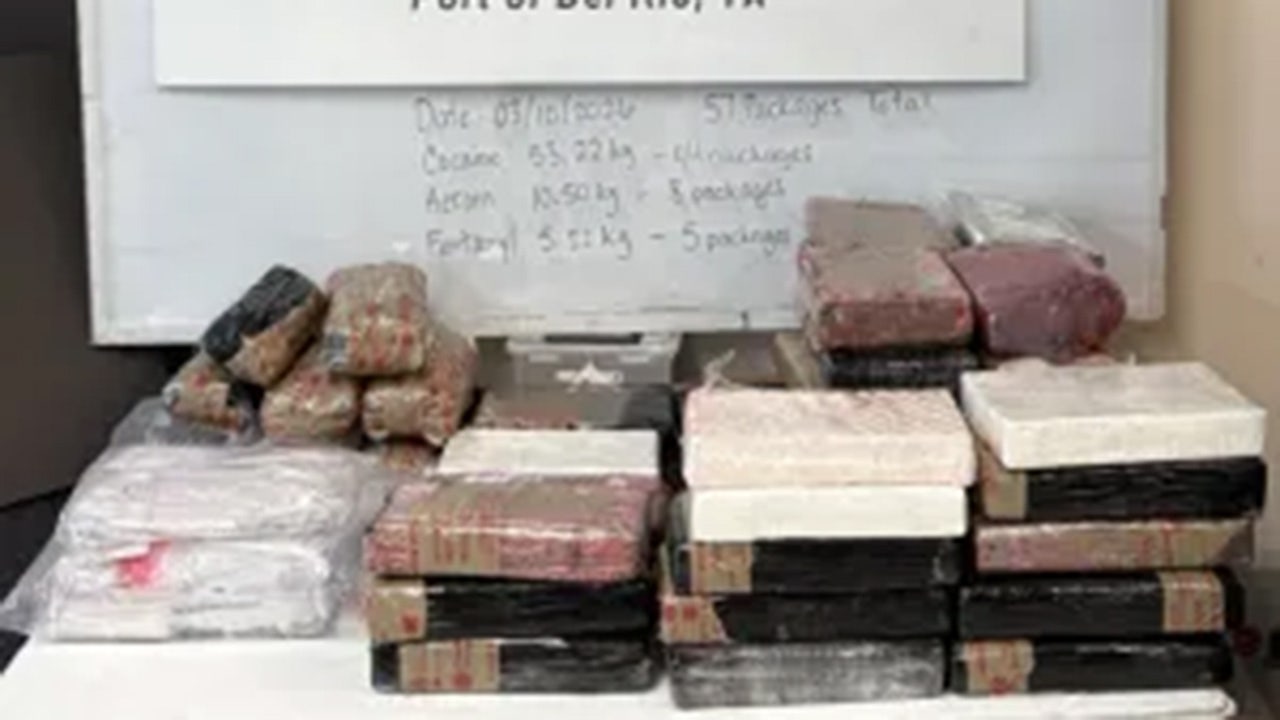 CBP: Cocaine, heroin and fentanyl valued at more than $2.2 million found hidden in vehicle at border crossing