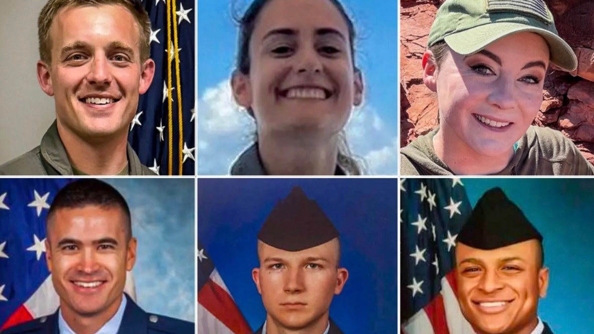 Pentagon IDs 6 Air Force members killed in refueling plane crash
