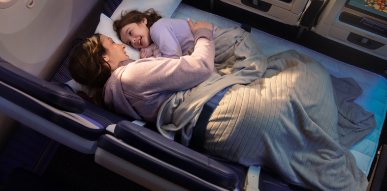 This airline will soon let economy flyers turn a row into a couch