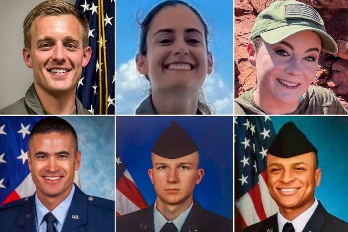 Pentagon IDs 6 Air Force members killed in refueling plane crash