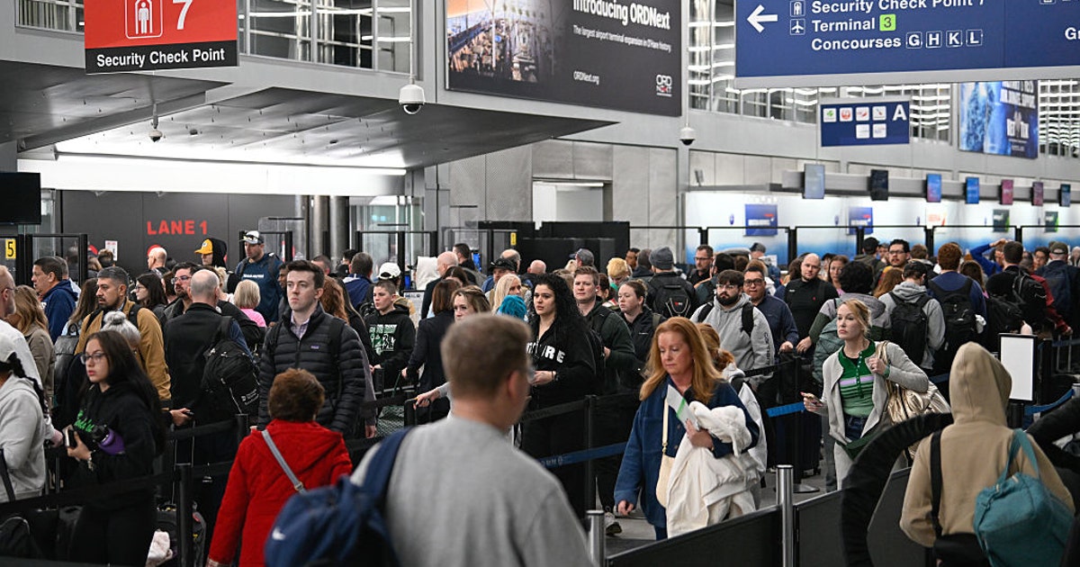 Travelers enduring hours-long delays at airports amid partial government shutdown