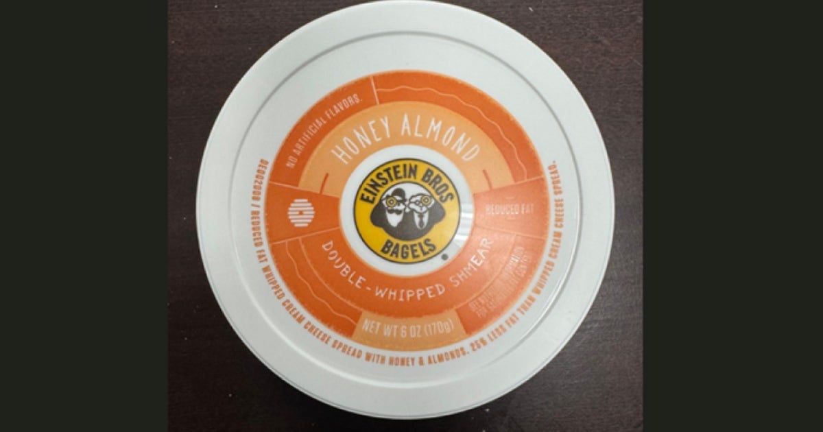 Einstein Bros. Bagels recalls cream cheese spread due to undeclared almonds posing allergic reaction risk