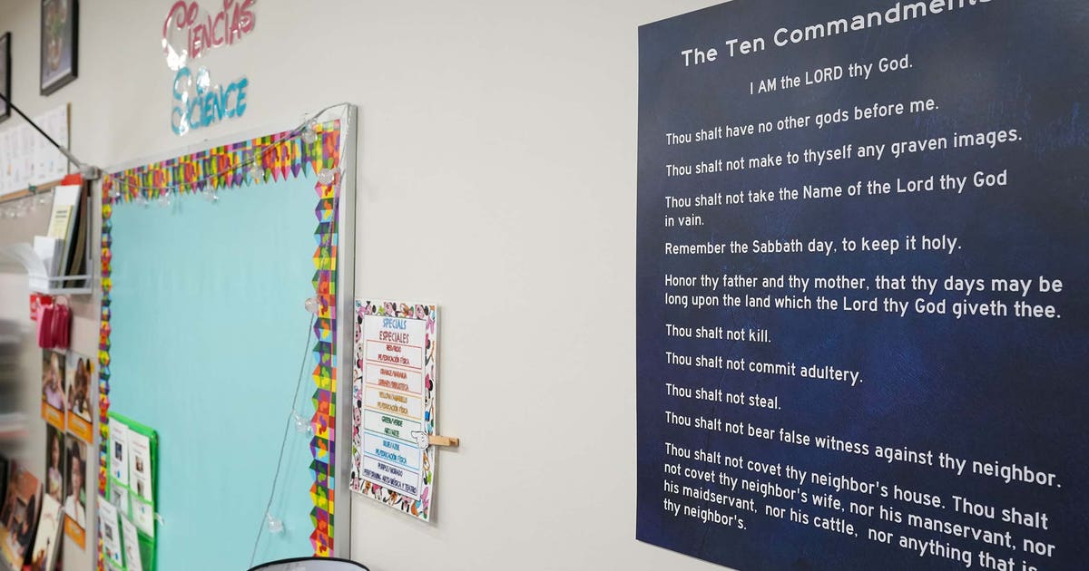 Arkansas Ten Commandments law blocked that mandates classroom display