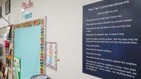 Arkansas Ten Commandments law blocked that mandates classroom display