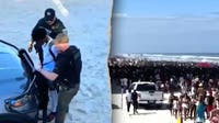 Panicked Spring Break crowds flee beach hotspot after reports of 5 weekend shootings