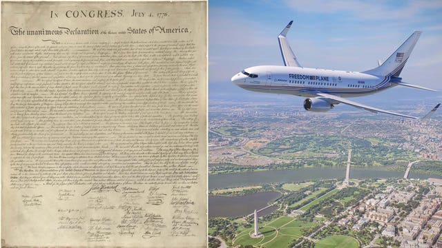 Freedom Plane National Tour brings founding documents to 8 cities for America 250