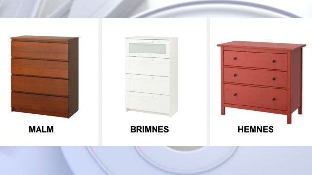 IKEA dressers and chest recall: How to get a cash refund