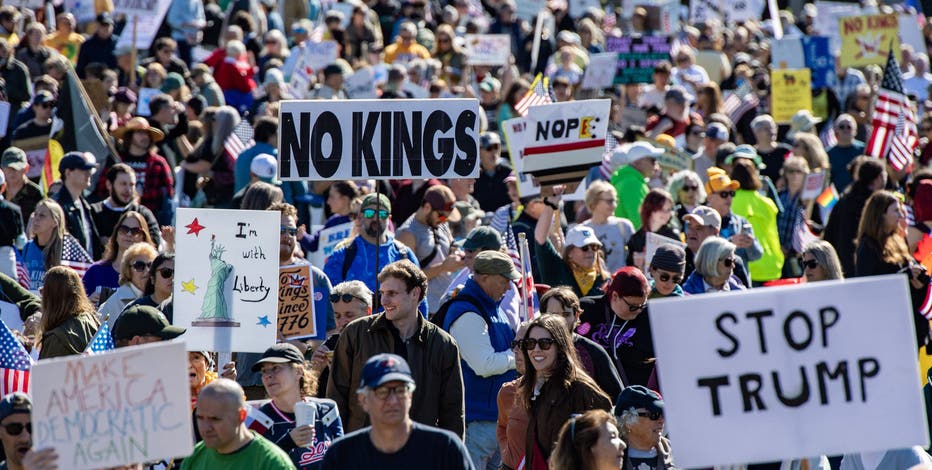 Watch live: 'No Kings' protests planned across the US