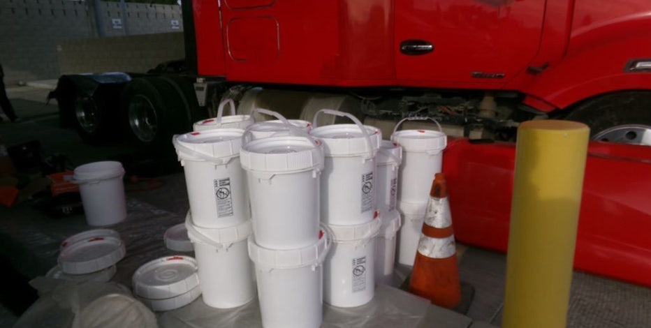 CBP: 900 pounds of liquid meth found in fuel tank of tractor-trailer at US-Mexico border crossing