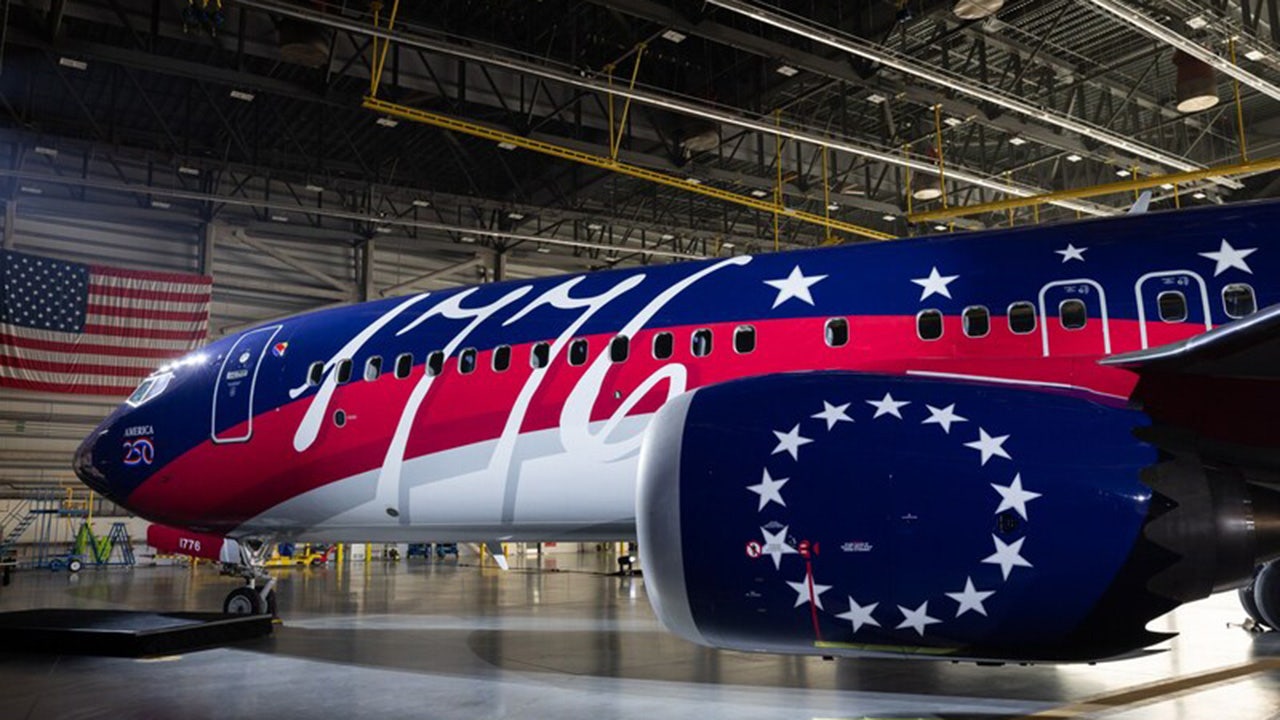 America 250: Southwest Airlines unveils Independence One to celebrate the nation's founding