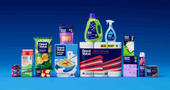 Walmart revamps Great Value packaging to highlight nutrition, boost store brand appeal