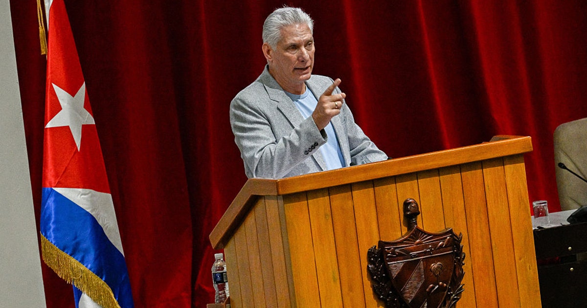 Cuba’s president cautions US against targeting island or trying to remove him