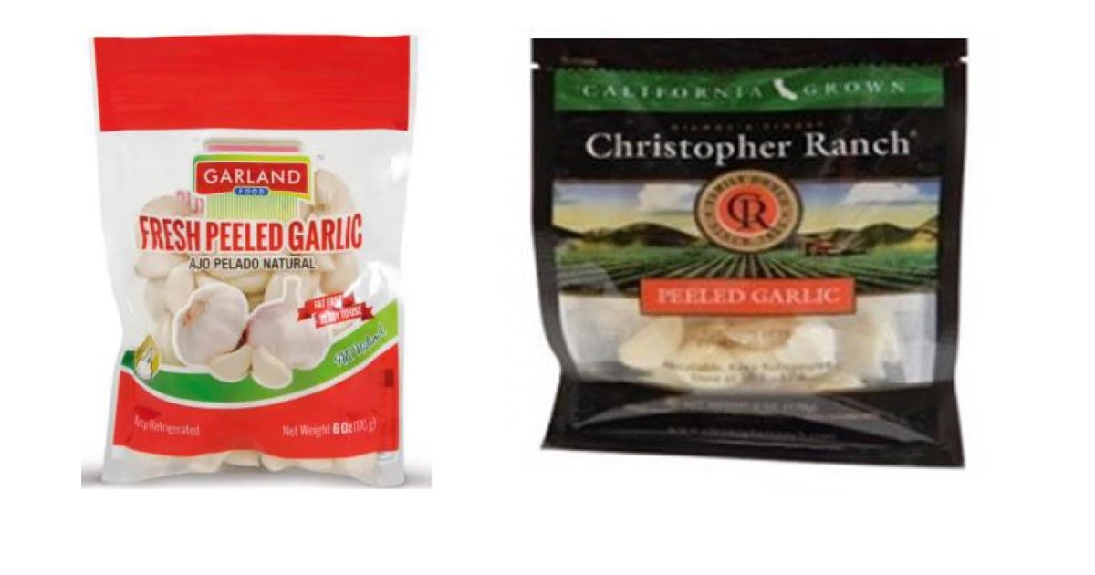 Garlic sold in three states recalled due to possible botulism contamination