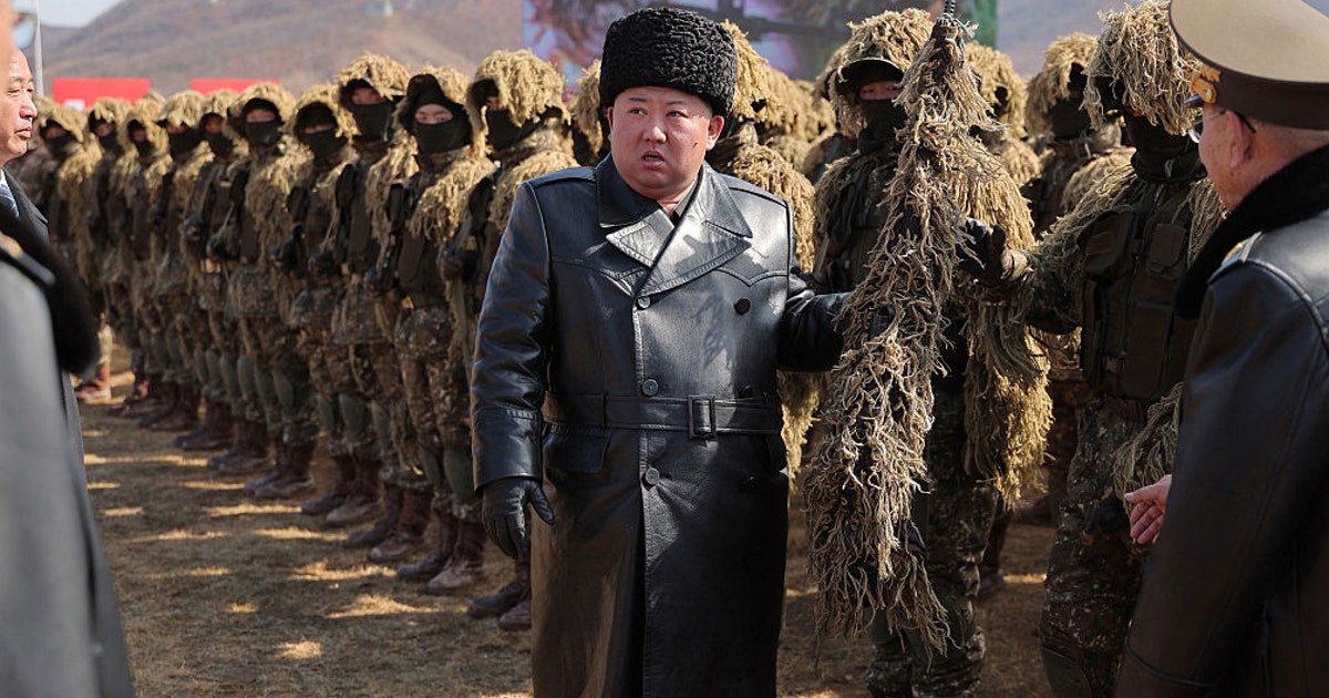 North Korean leader oversees missile tests from naval destroyer