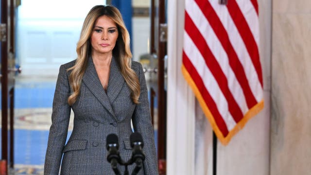 Melania Trump decries 'lies' linking her to Epstein, Maxwell