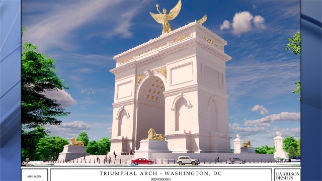 Renderings revealed for Trump’s 250-foot Triumphal Arch