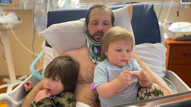 Dad survives rare internal decapitation after tree accident: 'I thought I was dying'