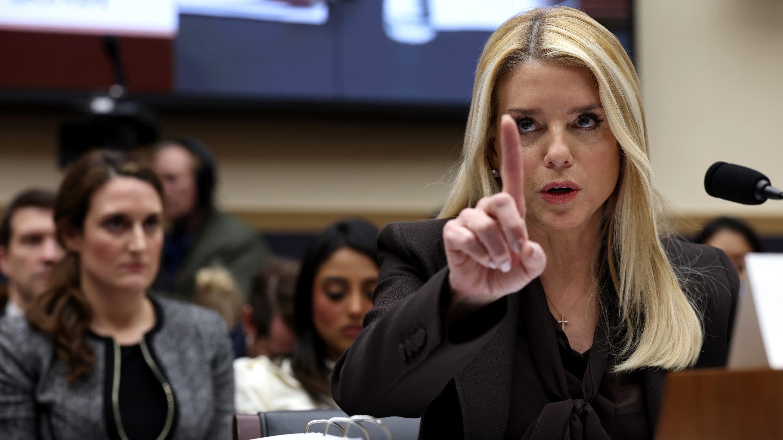 Pam Bondi refused to say whether Trump influenced release of Epstein files