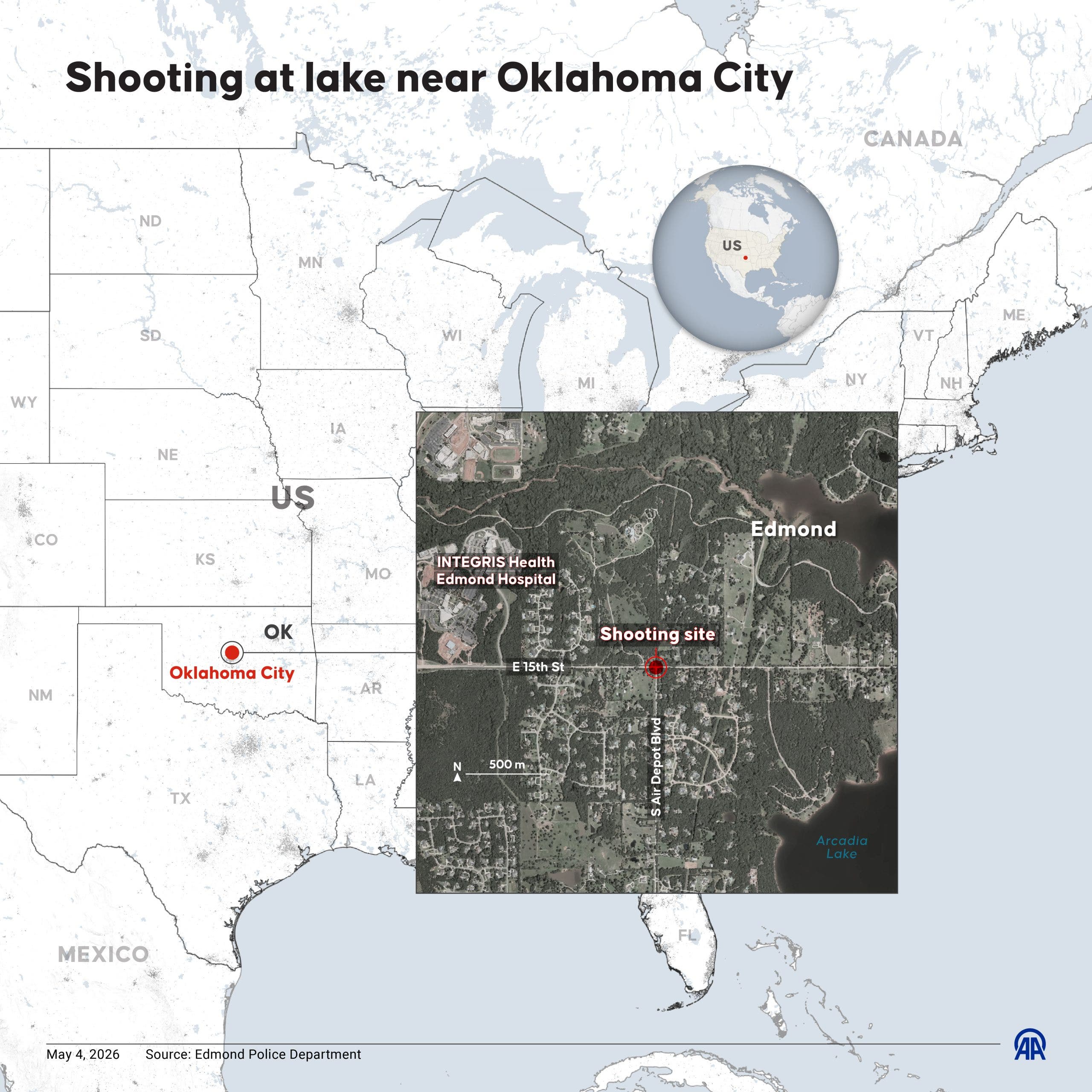13 people injured in shooting near Oklahoma City