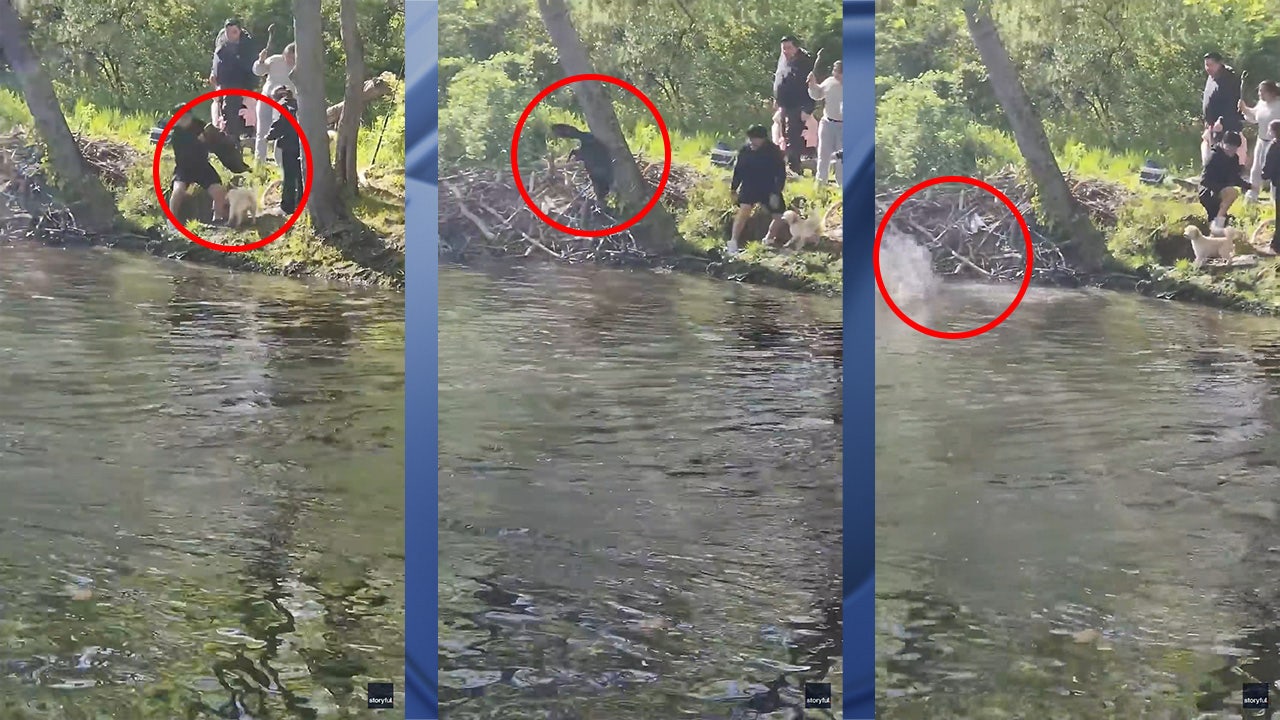Watch: Child attacked by rabid beaver while fishing at New Jersey lake