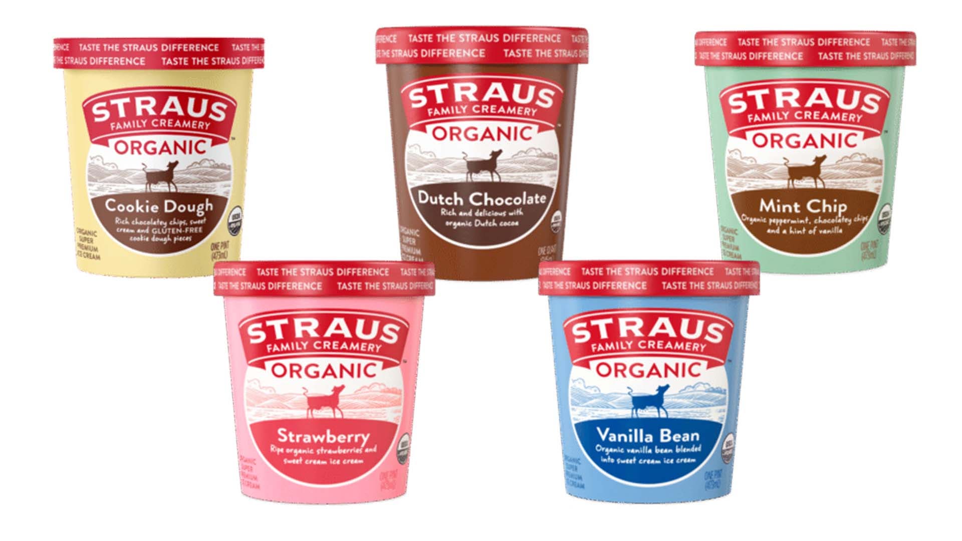 Straus Creamery ice cream products recalled
