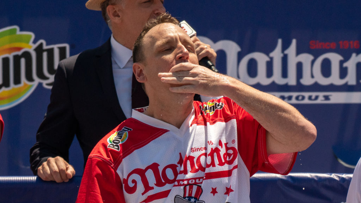 Joey Chestnut set to defend hot dog eating title while on probation for battery