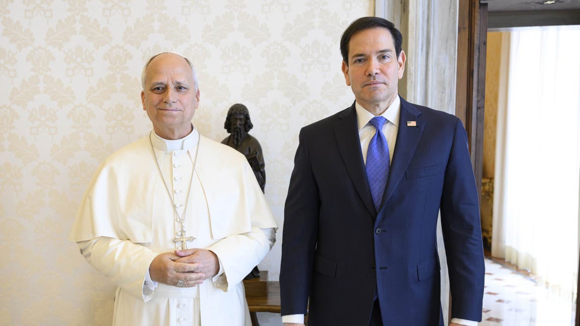 Marco Rubio arrives in Vatican City for sit-down with Pope Leo