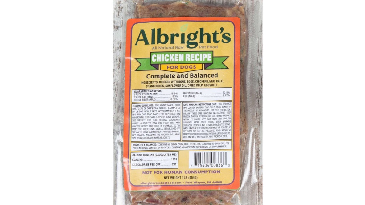 Dog food recalled over possible salmonella contamination