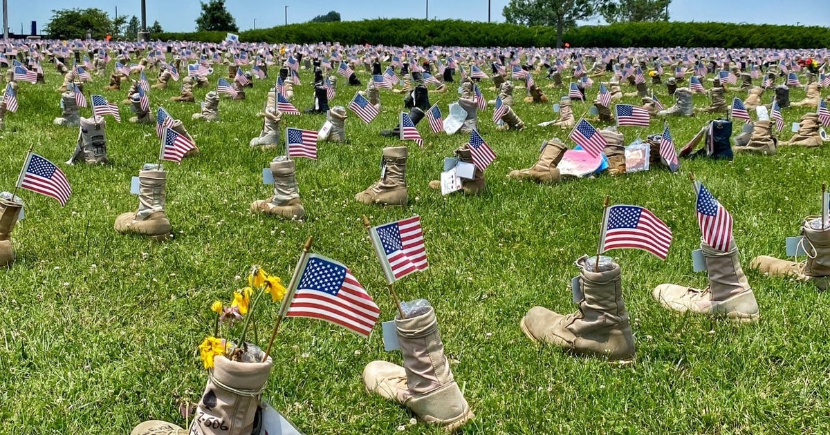 Boots of Honor Memorial visits Tennessee to honor service members killed since 9/11