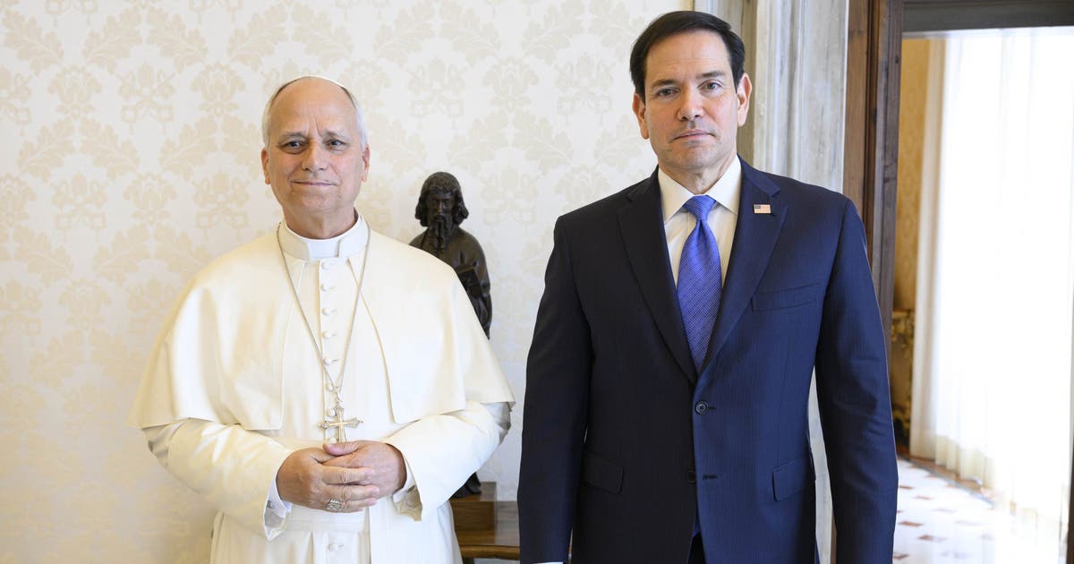 Marco Rubio arrives in Vatican City for sit-down with Pope Leo