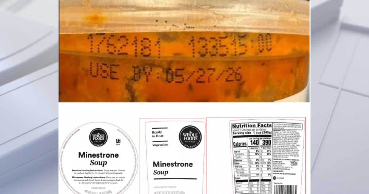 Whole Foods issues soup recall due to possible shrimp contamination